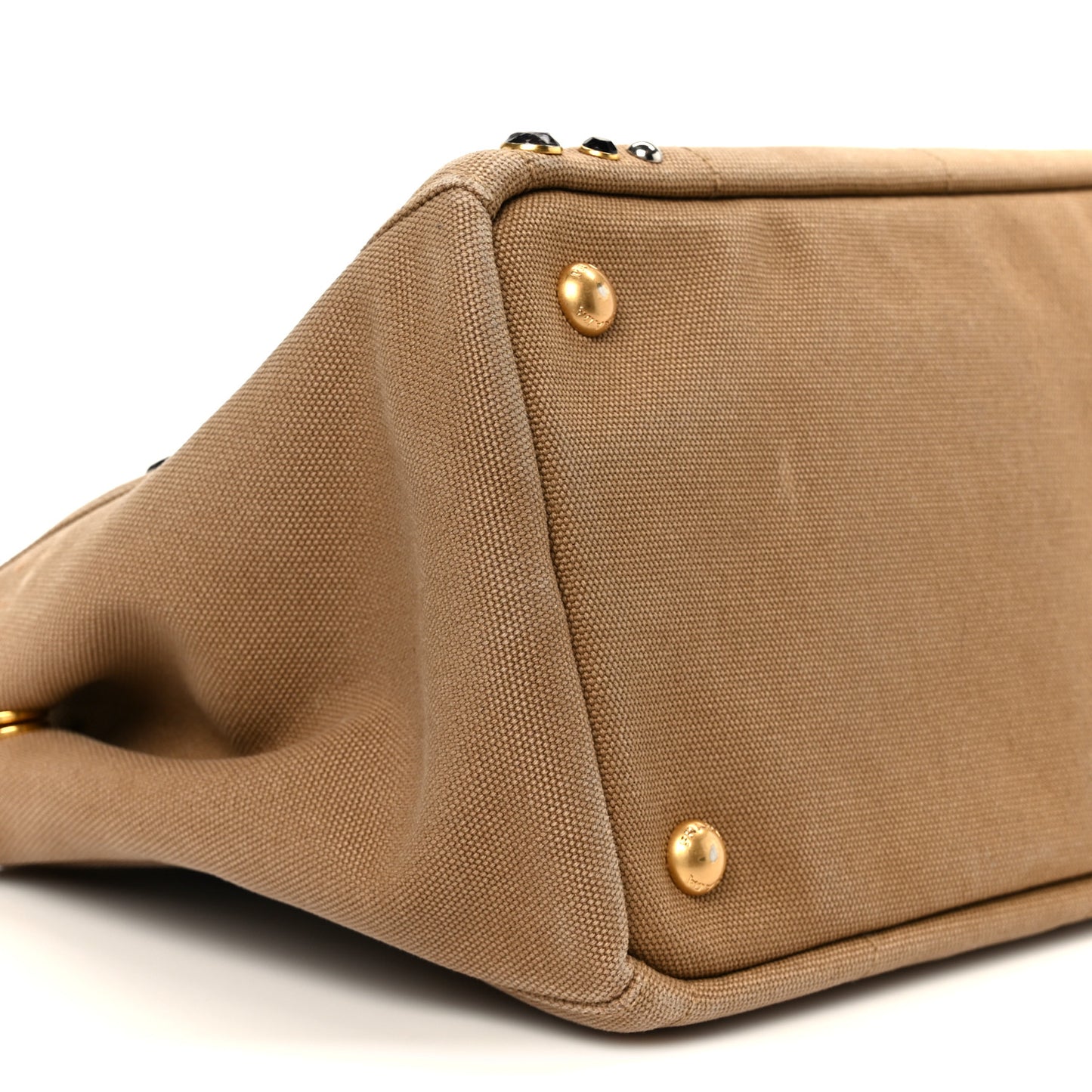 Canapa Crystal Studded Tote Tobacco