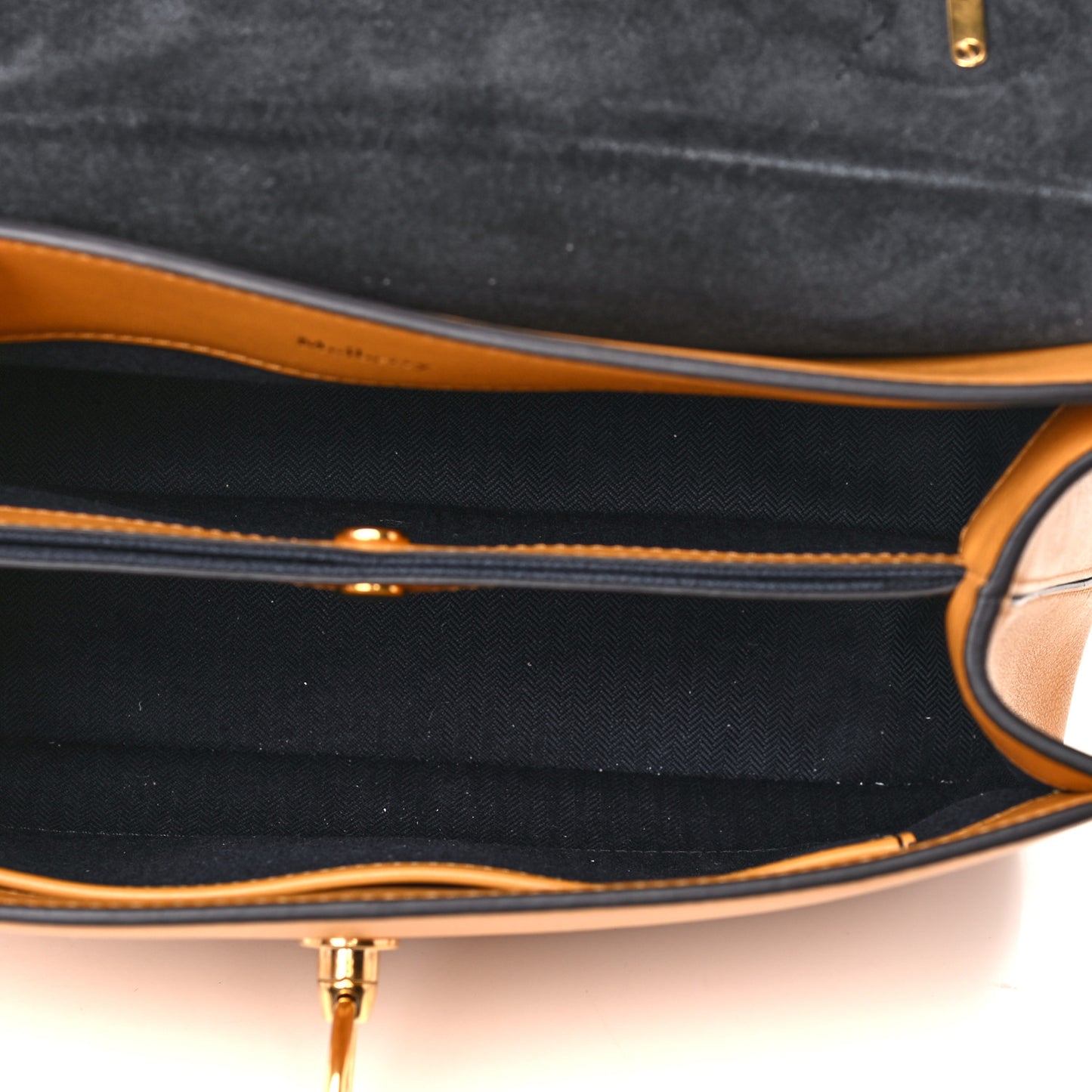 Silky Calfskin Small Seaton Deep Amber