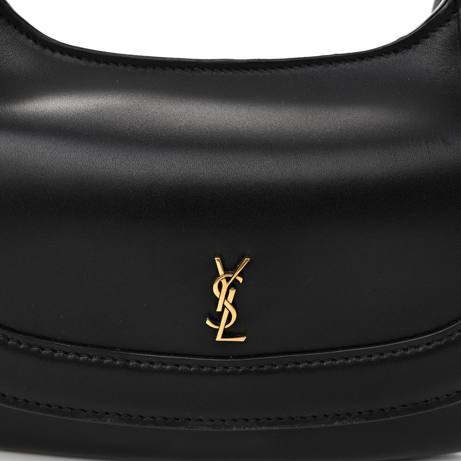 Saint Laurent Smooth Calfskin Small Charlie Shoulder Bag Black 7 of 9