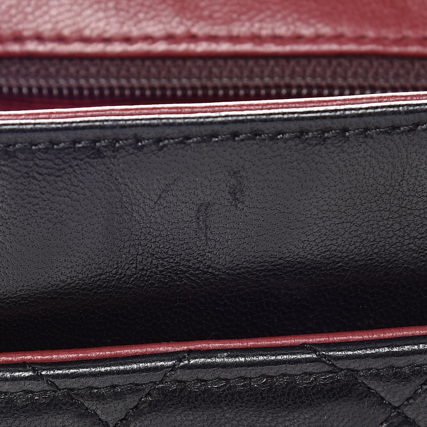 Lambskin Quilted Small Single Flap Black
