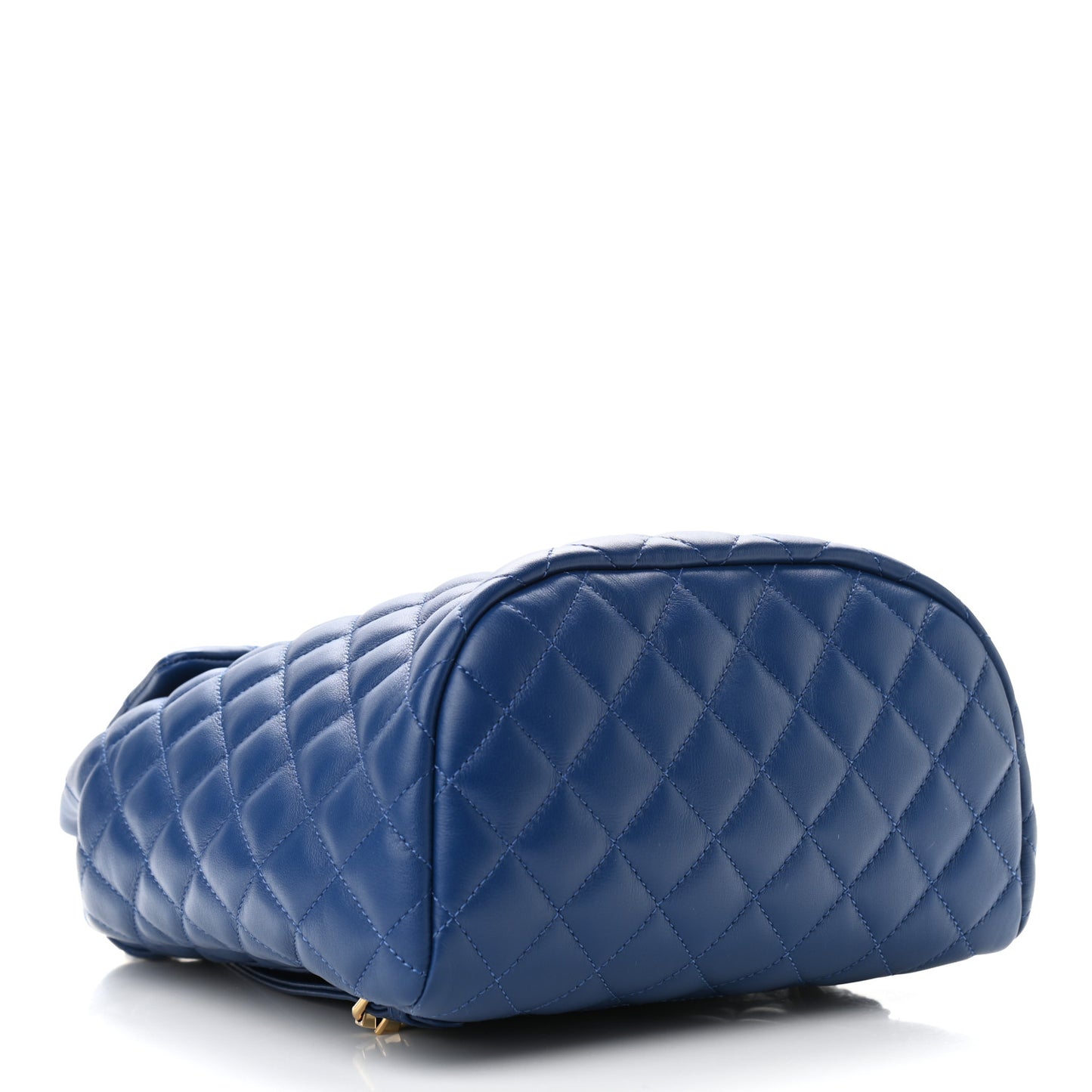 Calfskin Quilted Small Urban Spirit Backpack Blue