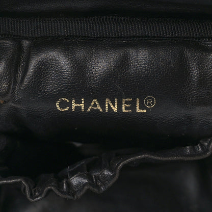 Chanel Lambskin Vanity Cosmetic Bag Black 6 of 10