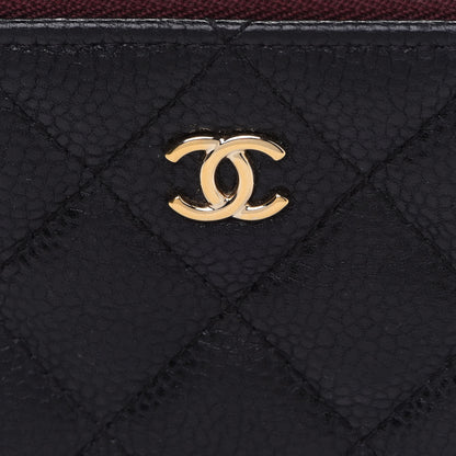 Chanel Caviar Quilted Small Cosmetic Case Black 8 of 10