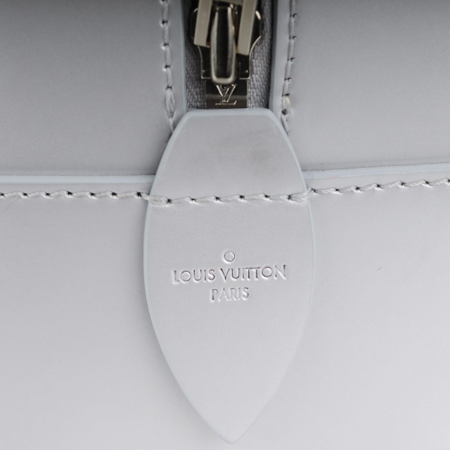 Louis Vuitton Lambskin Malletage Mini Dora Silver 8 of 9