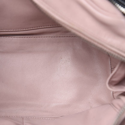 Prada Soft Calf Medium Inside Tote Black Mughetto 19 of 20