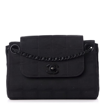 Chanel Nylon Mini Travel Accordion Flap Black 1 of 8