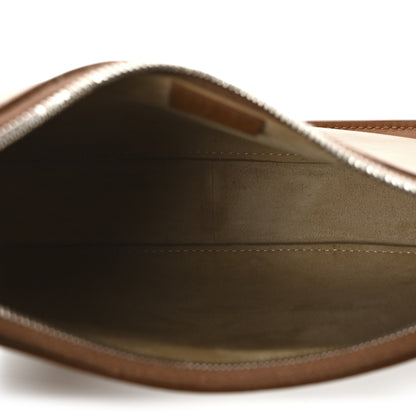 The Row Smooth Calfskin Half Moon Shoulder Bag Chestnut 5 of 9