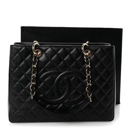 Chanel Caviar Quilted Grand Shopping Tote GST Black 11 of 11
