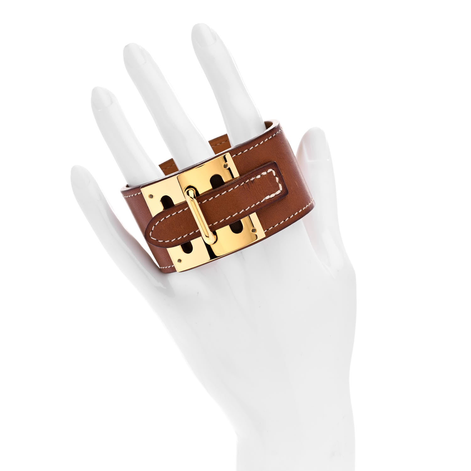 Hermes Barenia Intense Bracelet M Fauve 2 of 6