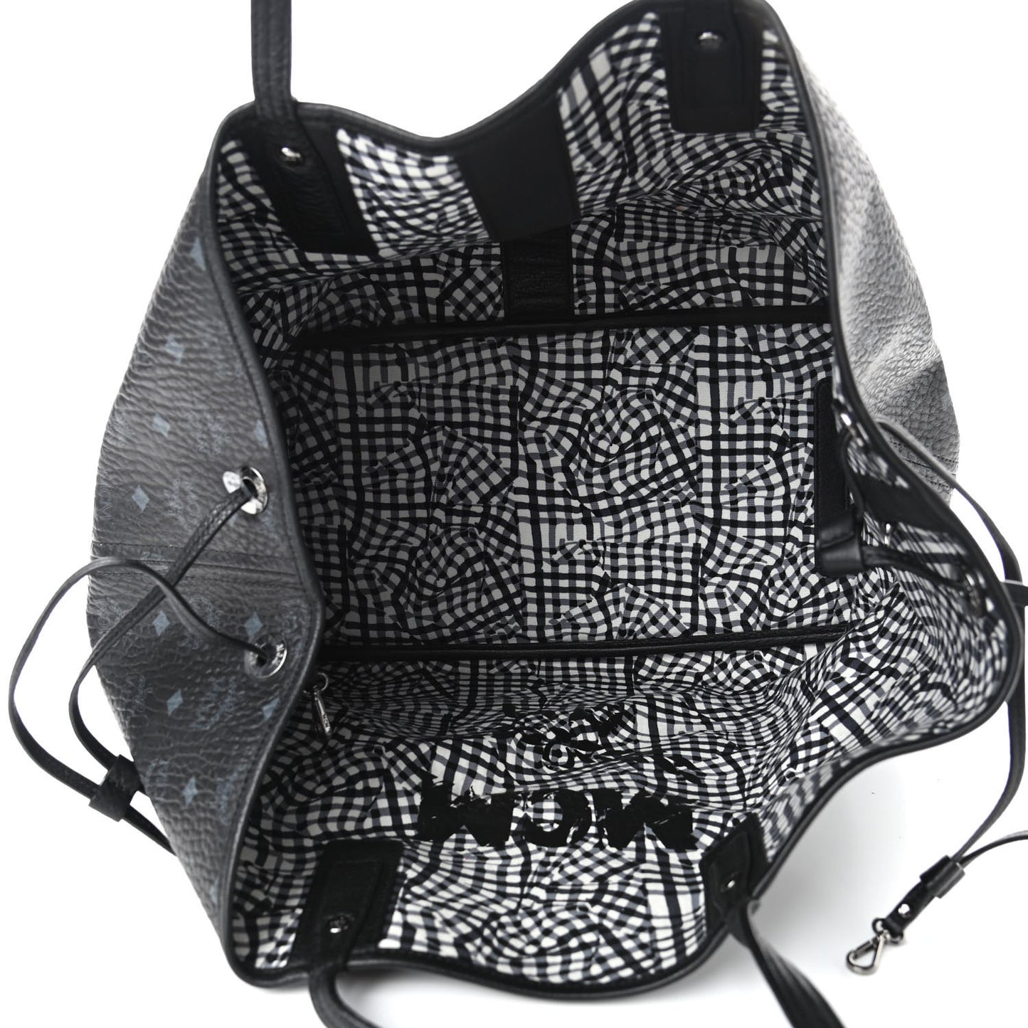 Visetos Large Liz Reversible Shopper Tote Black