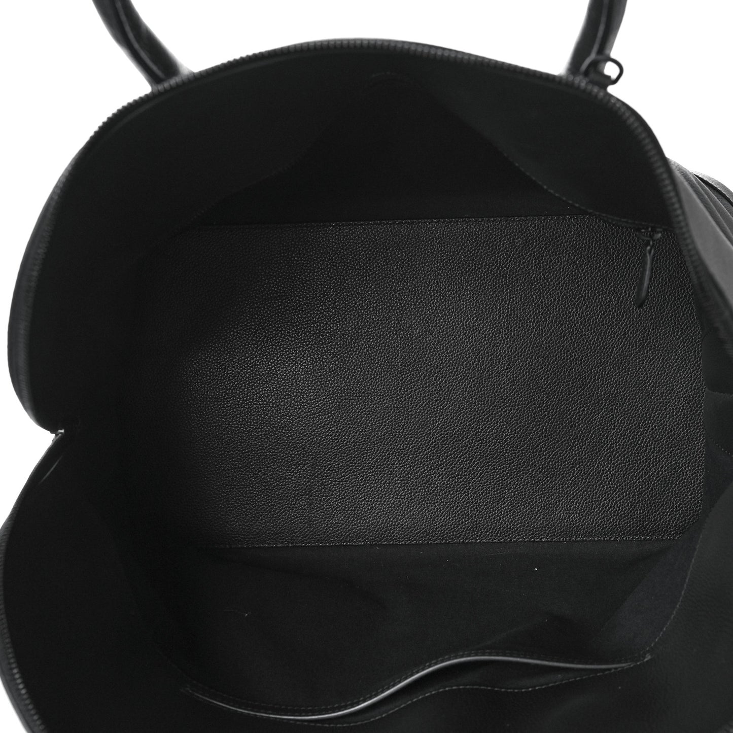 Calfskin LED Logo Large Projector Top Handle Black