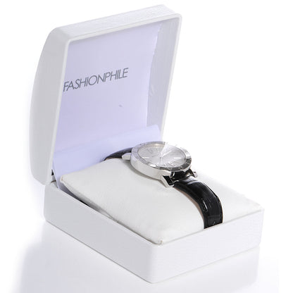 Bulgari BVLGARI Mens Stainless Steel Leather 41mm Solotempo Watch White 8 of 9
