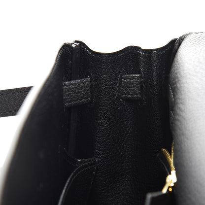 Hermes Togo Kelly Retourne 25 Black 21 of 36