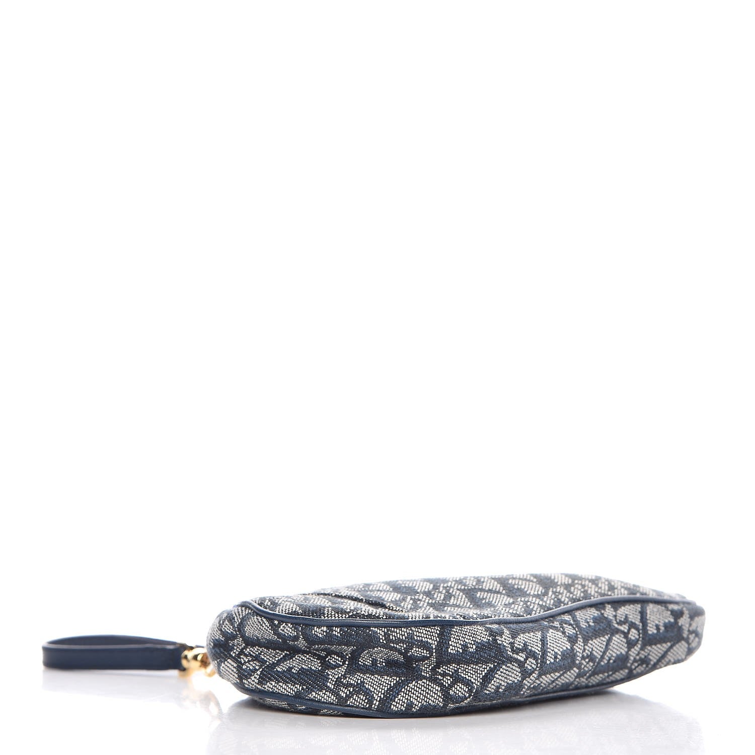 Christian Dior Monogram Mini Saddle Pochette Navy 4 of 10