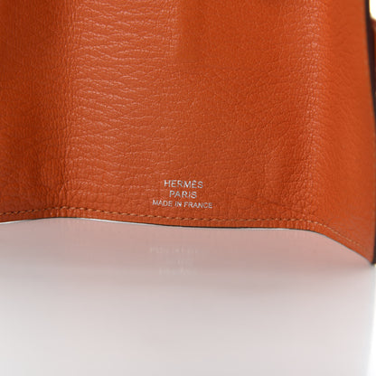 Hermes Chevre Mysore Bearn Multicles 6 Key Holder Orange 6 of 7