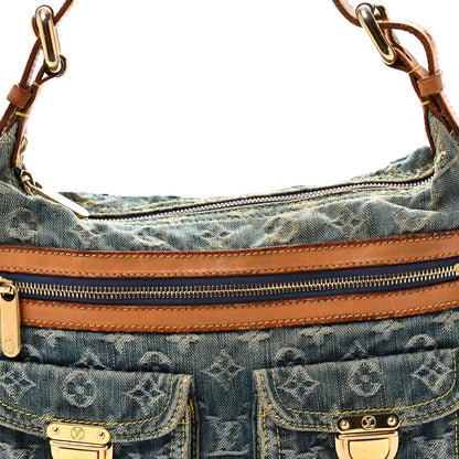 Louis Vuitton Monogram Denim Baggy PM Blue 7 of 10