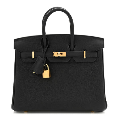 Hermes Togo Birkin 25 Black 1 of 11
