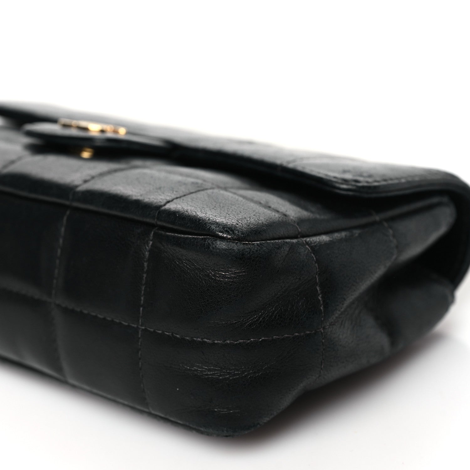 Chanel Lambskin Quilted Mini Chocolate Bar Flap Black 10 of 12