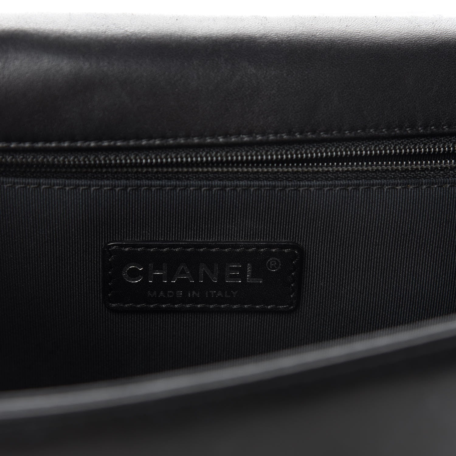 Chanel Lambskin Quilted Large Boy Flap Beige Black 6 of 12