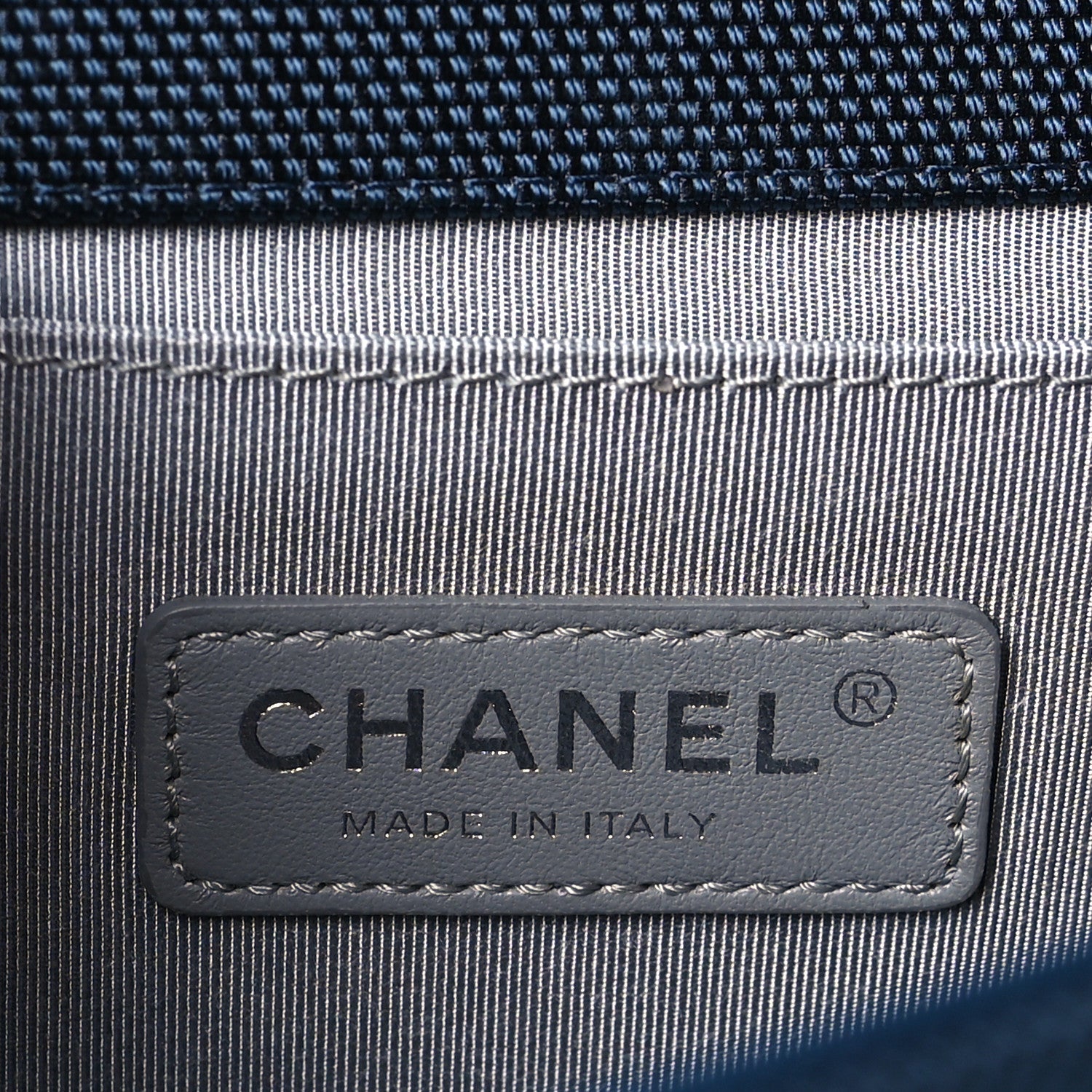 Chanel Canvas Quilted Medium Fluo Boy Flap Dark Navy Fuchsia Grey 6 of 9