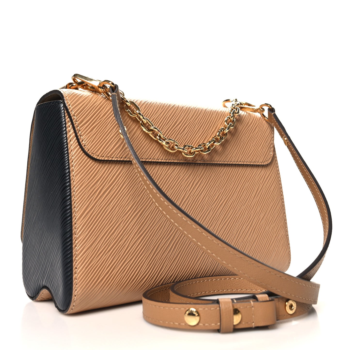Epi Twist Shoulder Bag MM Camel