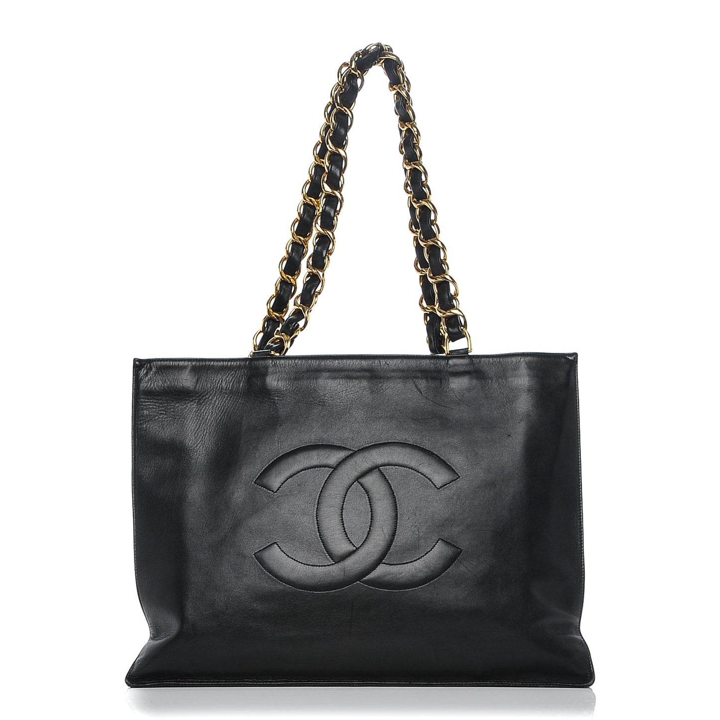 Lambskin CC Tote Black