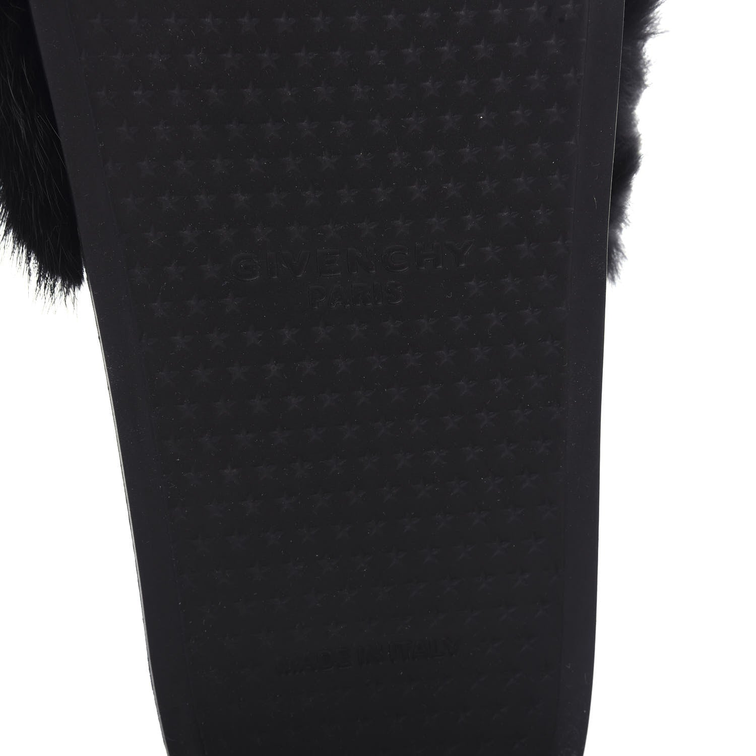 Givenchy Mink Rubber Slide Sandals 38 Black 9 of 11