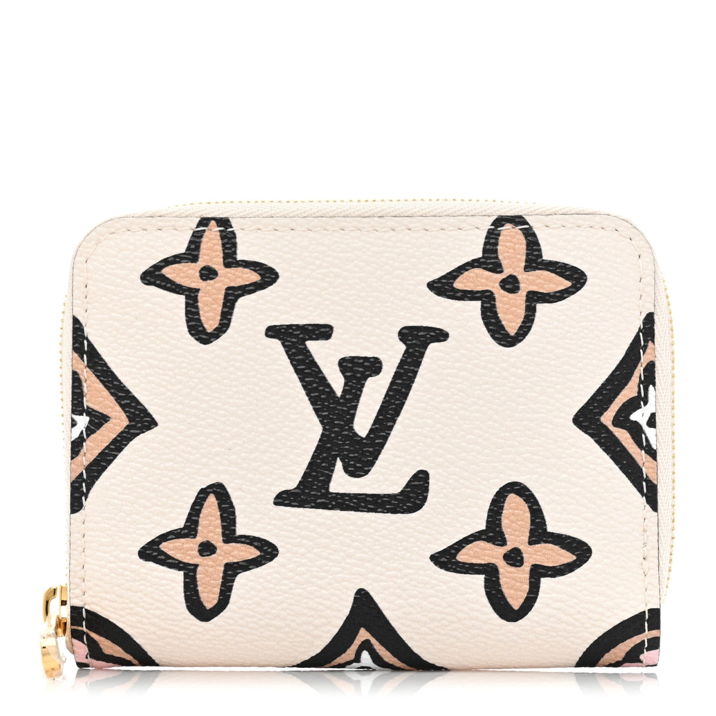 Monogram Giant Wild At Heart Zippy Coin Purse Creme