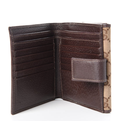 Gucci Monogram French Flap Wallet Dark Brown 6 of 8