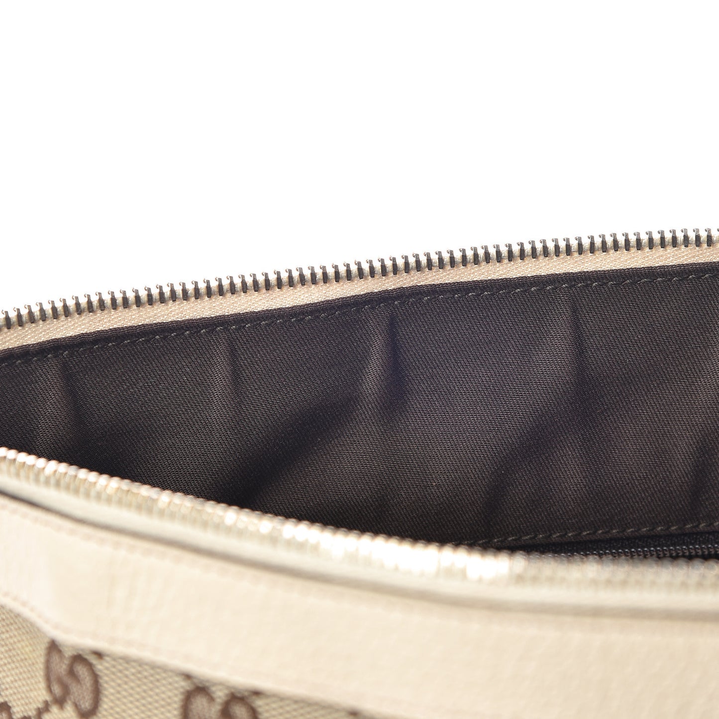 Monogram Medium Abbey Shoulder Bag Off White
