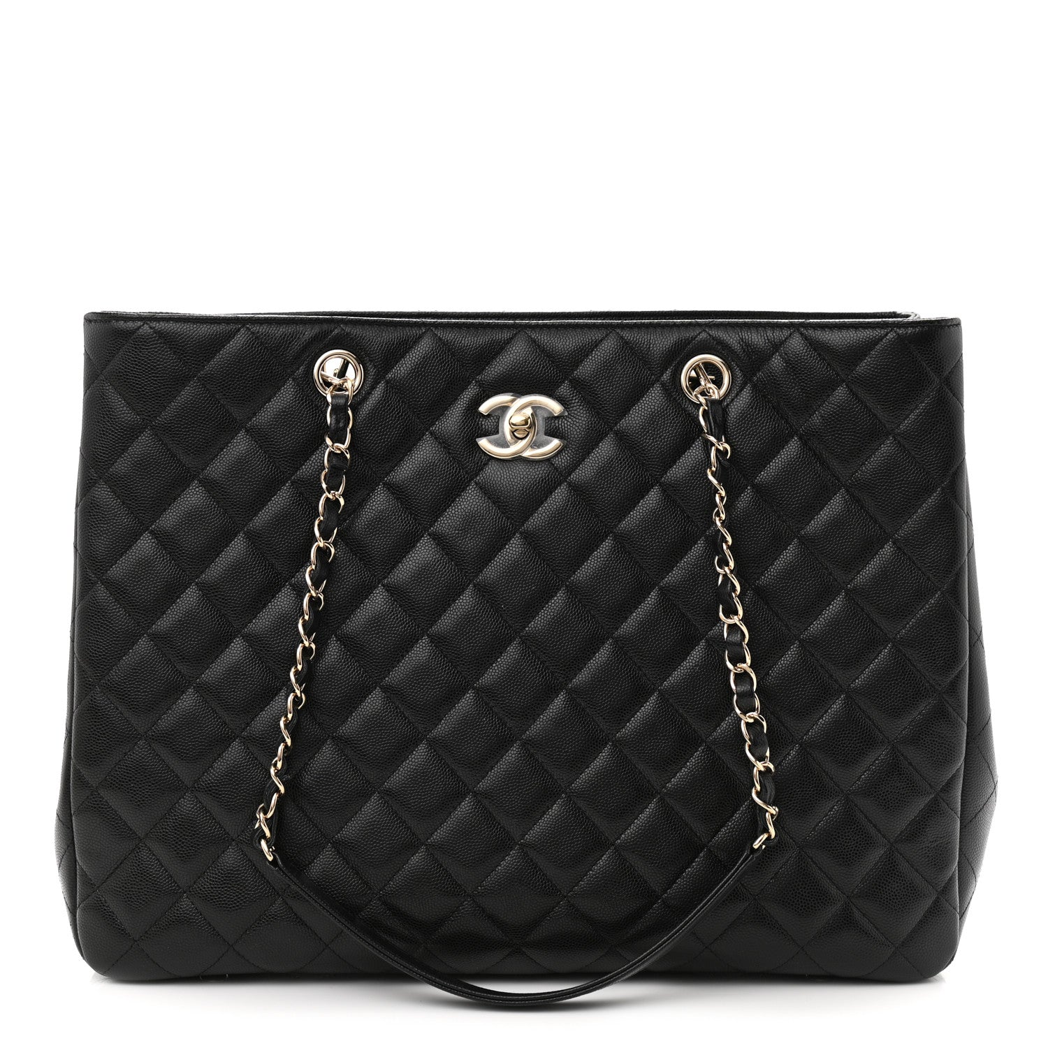Chanel Caviar Quilted Large Shopping Tote Black 2 of 21