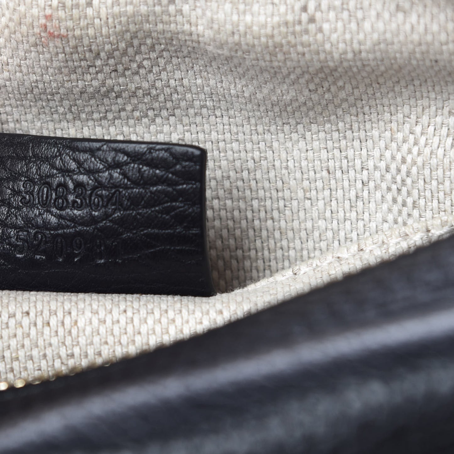 Pebbled Calfskin Small Soho Disco Bag Black