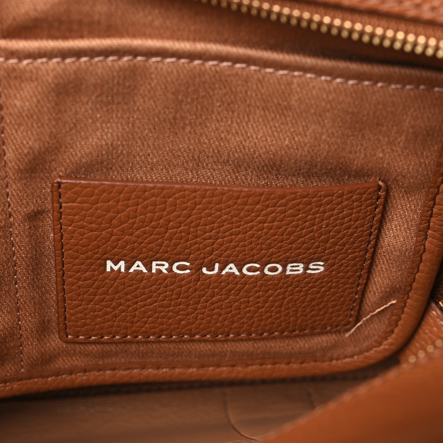 Marc Jacobs Grained Calfskin Medium The Tote Bag Argan Oil 6 of 8