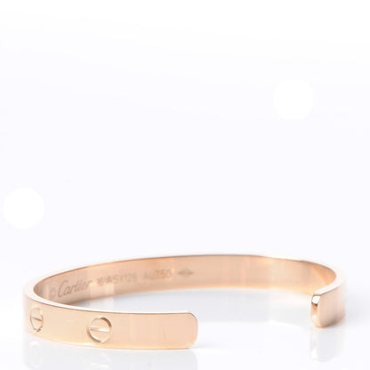 Cartier 18K Pink Gold LOVE Cuff Bracelet 16 3 of 7
