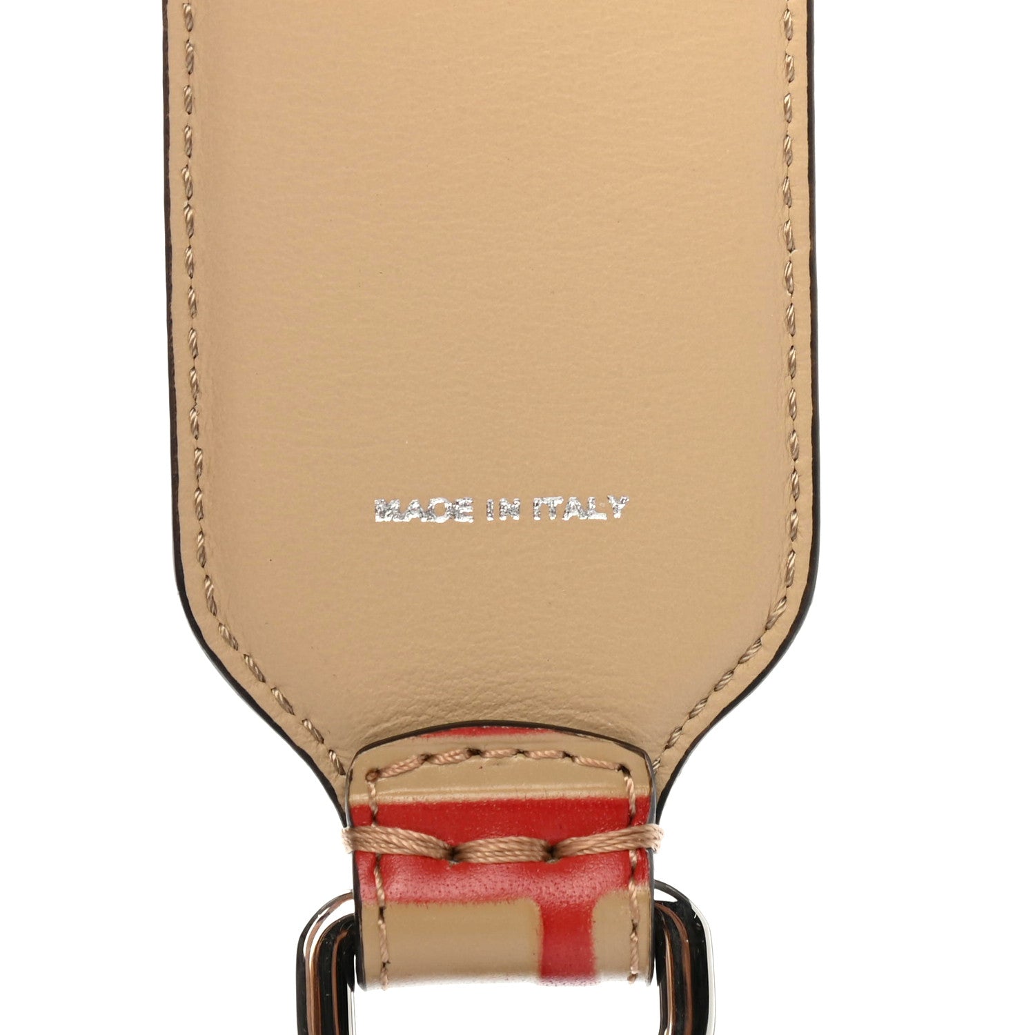 Fendi Calfskin FF Embossed Mini Strap You Amido Fiamma 4 of 4