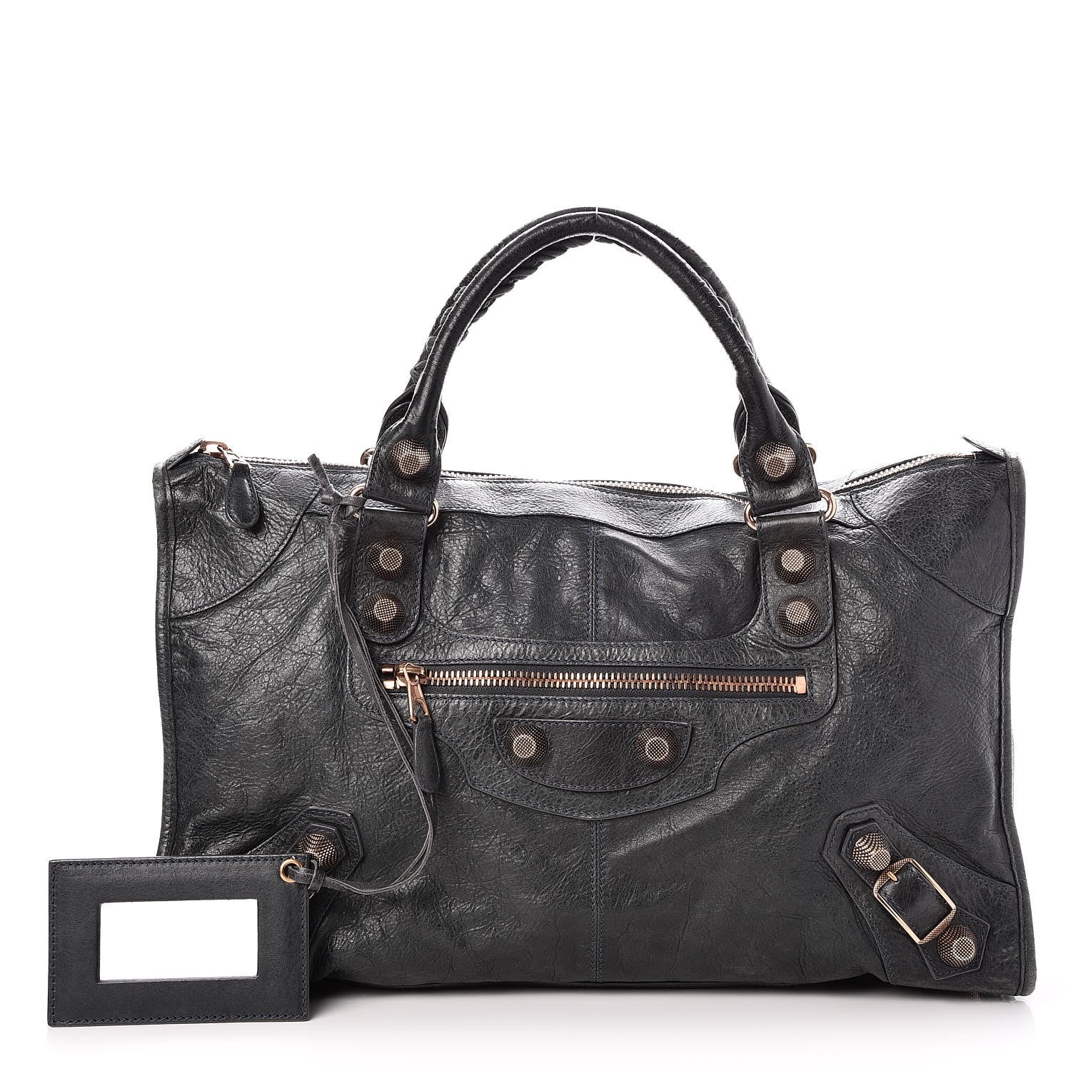 Balenciaga Agneau Giant 21 Rose Gold Hardware Work Anthracite 1 of 7