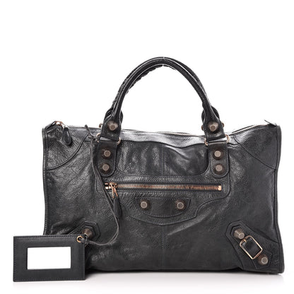 Balenciaga Agneau Giant 21 Rose Gold Hardware Work Anthracite 1 of 7