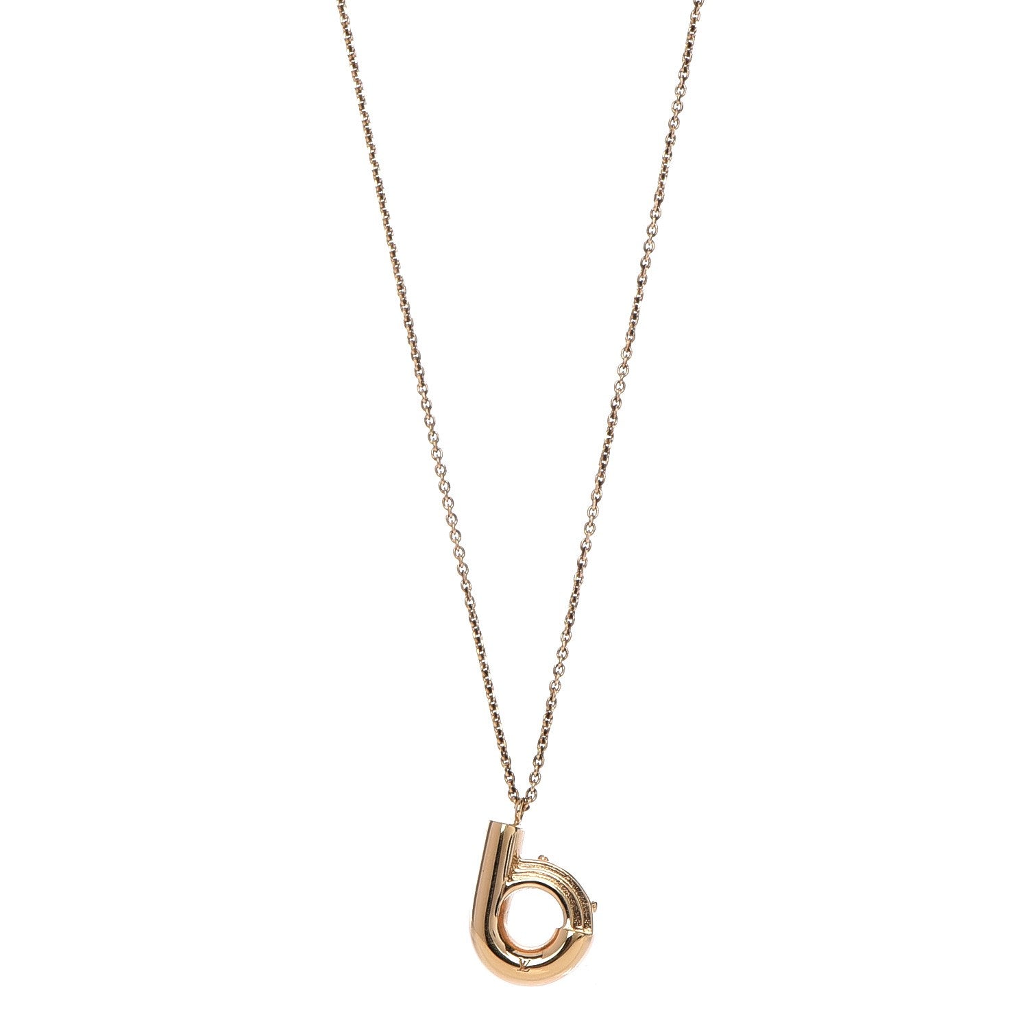 Louis Vuitton LV And Me Letter B Necklace Gold 1 of 6