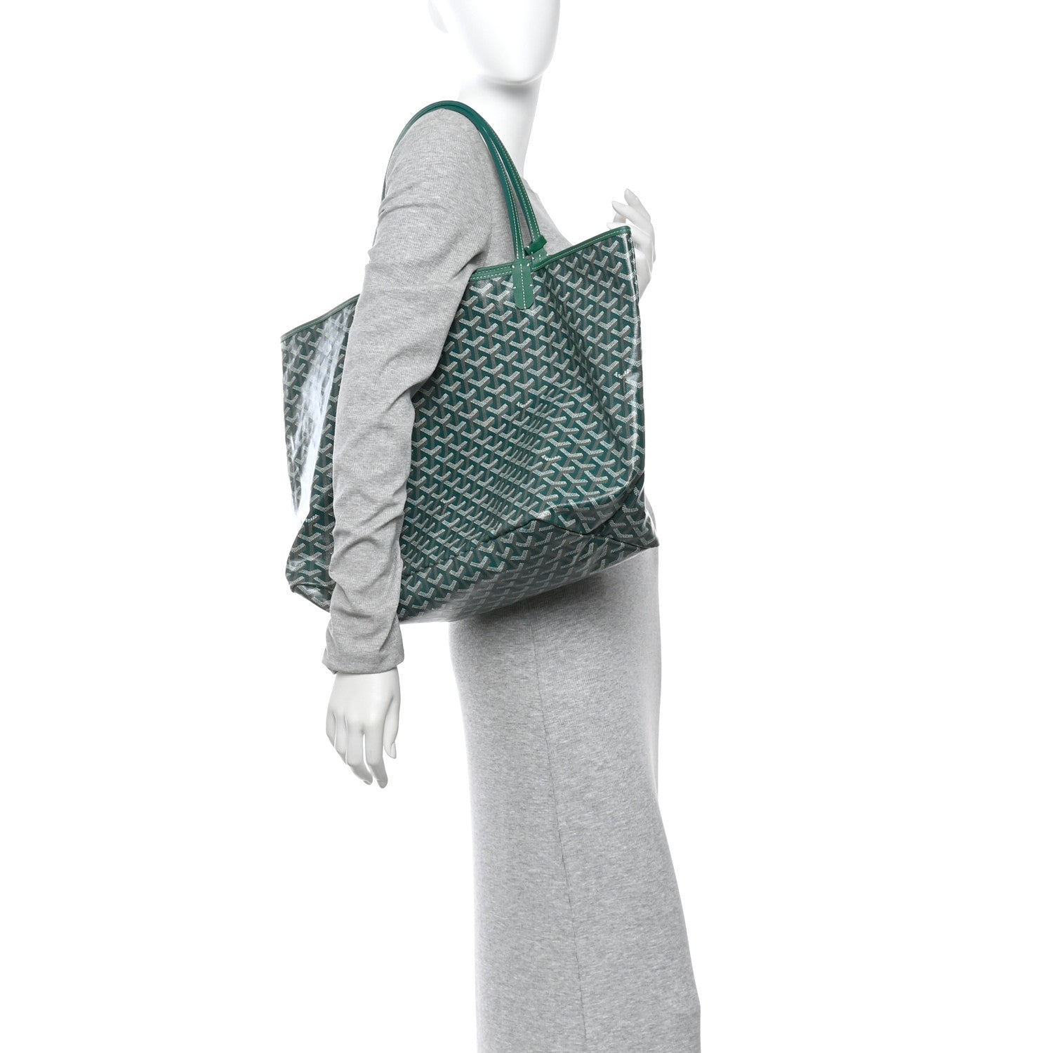 Goyard Goyardine Saint Louis GM Green 2 of 11