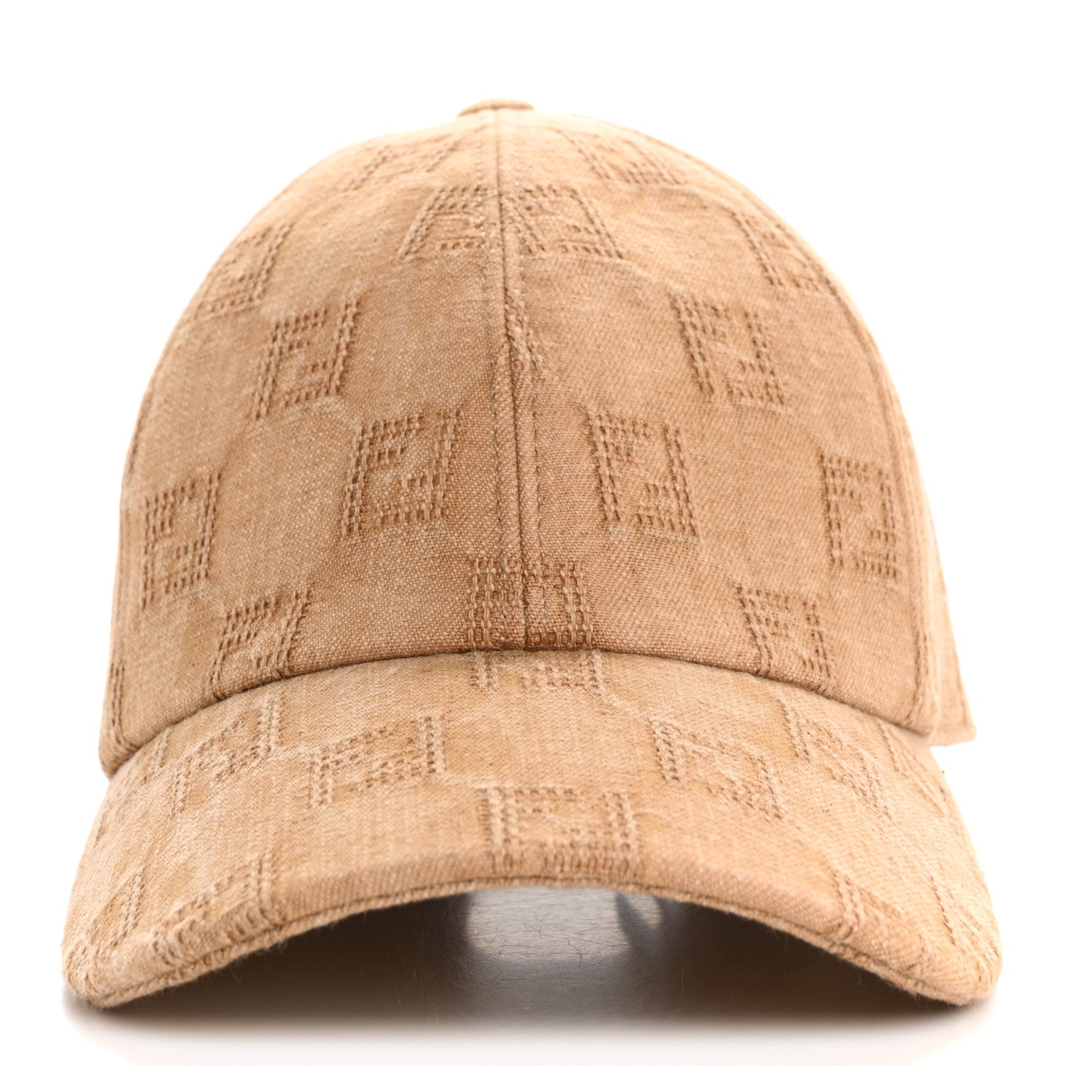 Fendi Canvas FF Baseball Cap S Brown 3 of 8