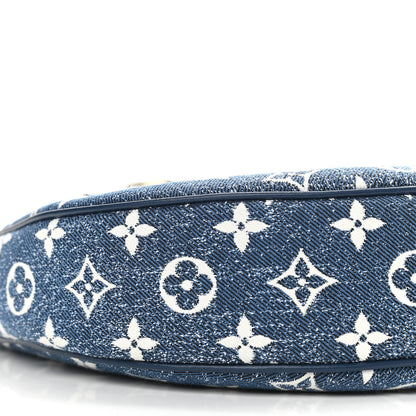 Louis Vuitton Monogram Jacquard Denim Loop Bleu 8 of 10