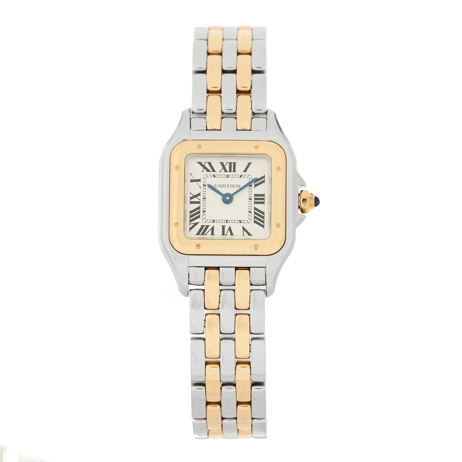 Cartier Stainless Steel 18K Yellow Gold 22mm Panthere Quartz Watch 2 of 10