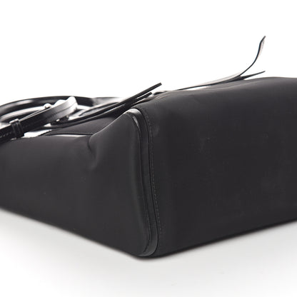 Prada Tessuto Nylon Spazzolato Small Ouverture Top Handle Bag Black 7 of 8