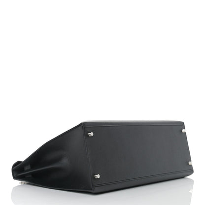 Hermes Epsom Kelly Sellier 40 Black 4 of 11