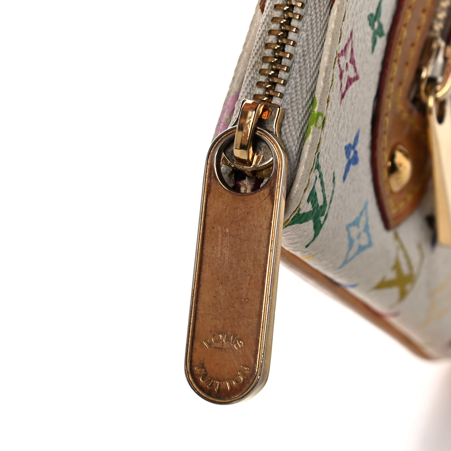 Louis Vuitton Monogram Multicolor Pochette Plate GM White 8 of 14