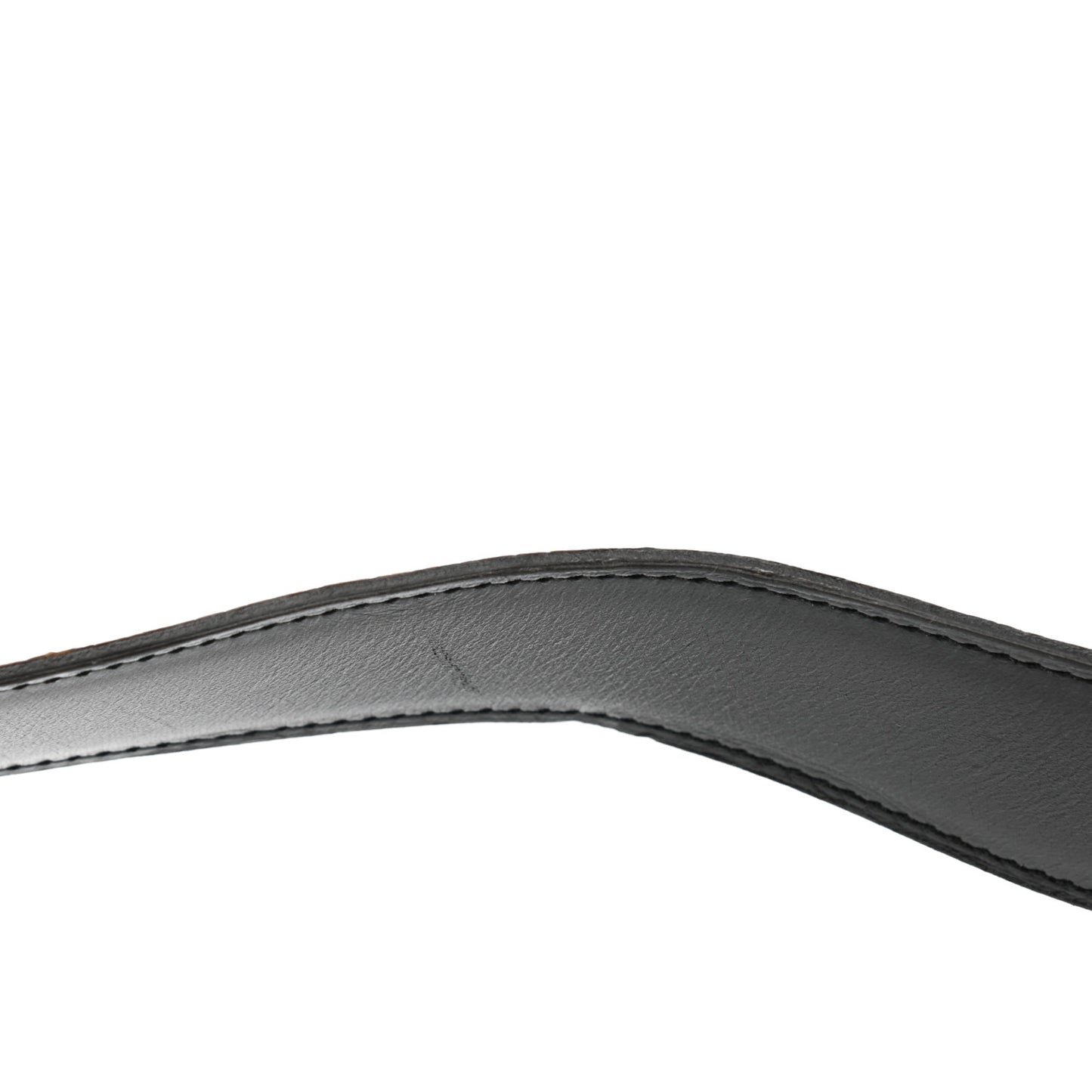 Box Togo 32mm Guilloche H Belt 105 Black Gold