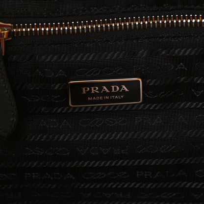 Prada Terry Cloth Tote Bag Giallo Black 6 of 9