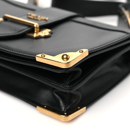 Prada City Calf Saffiano Cahier Bag Black 9 of 9