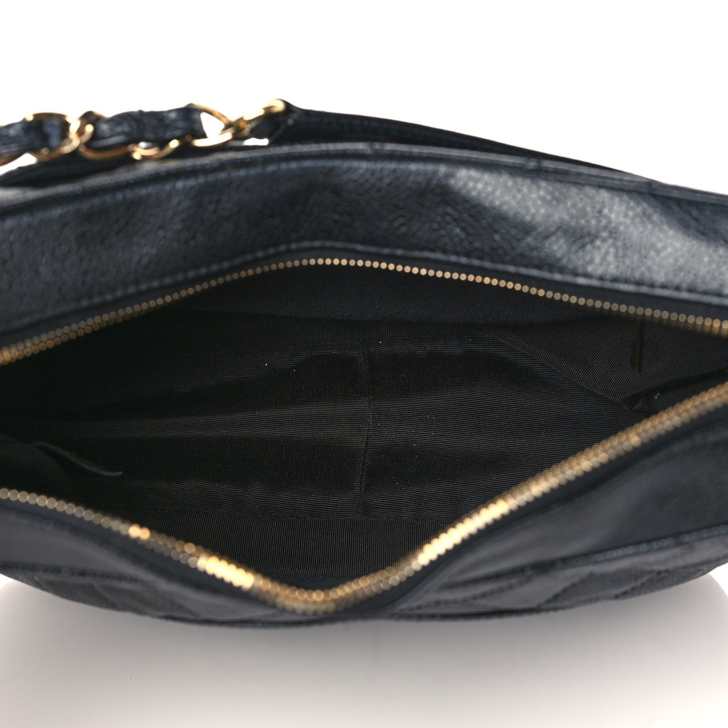 Caviar Quilted Timeless CC Shoulder Bag Black