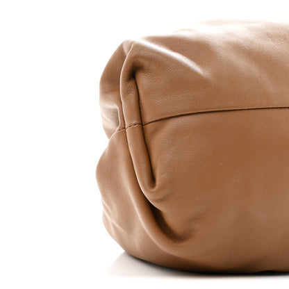 Bottega Veneta Smooth Butter Calf The Pouch Oversized Clutch Cammello 9 of 10